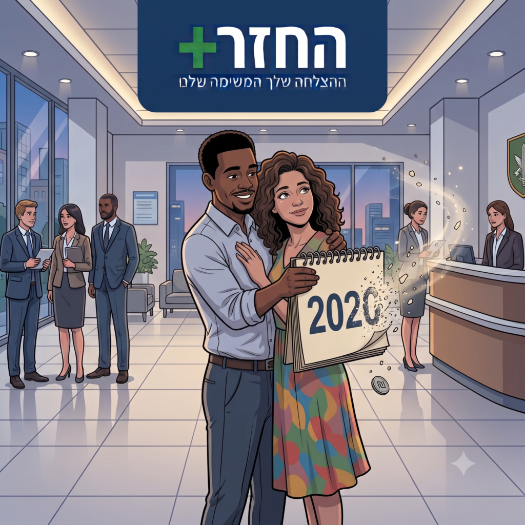 גבר ובחורה מחזיקים שלט 2020
